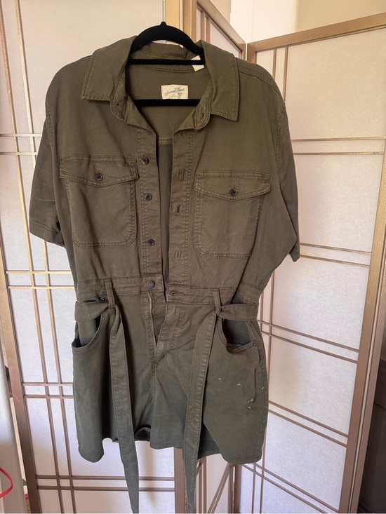 Universal Thread Pants - UNIVERSAL THREAD Fair Trade Certified Olive Green romper
